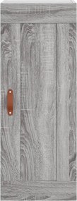 vidaXL Ντουλάπι Τοίχου Γκρι Sonoma 34,5 x 34 x 90 εκ. Επεξεργ. Ξύλο