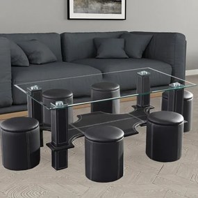 Τραπεζάκι σαλονιού ALBA 130x70x45 DIOMMI 32-043