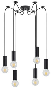 Φωτιστικό Οροφής Πολύφωτο Homelighting Adept Tube 77-8477 Black