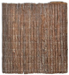 Φράχτης 400 x 100 εκ. από Φλοιό Δέντρου