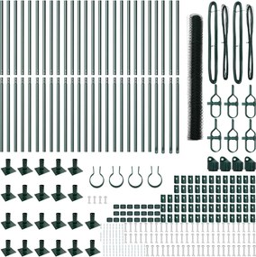 vidaXL Στύλος Περιφράξεων Πράσινο 50 x 1,4 μ (50 mm πλέγμα)