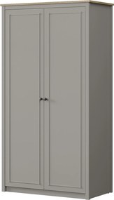 Ντουλάπα Γκρι / Δρυς PEDRE 106.5x54.3x197
