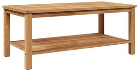vidaXL Τραπεζάκι σαλονιού Καφέ 110 x 55 x 45 cm Μασίφ ξύλο teak