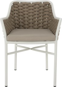 ΠΟΛΥΘΡΟΝΑ HM5858.02 ΛΕΥΚΗ ΜΕ ΣΧΟΙΝΙ ΜΠΕΖ 56x58x76Yεκ.