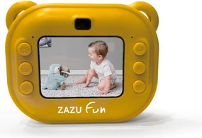 ZAZU fun Παιδική ψηφιακή κάμερα με άμεση εκτύπωση 5+ ετών Κίτρινη