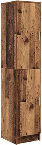 vidaXL Highboard Παλιό ξύλο 35 x 39 x 168 εκ.