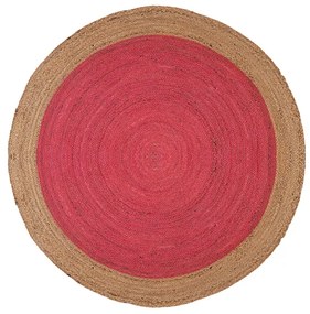 Τάπετο Γιούτα Coral Round Δ150 - Nef-Nef Homeware