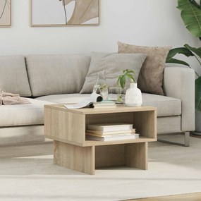 vidaXL Τραπεζάκι σαλονιού Δρύς Sonoma 48 x 46 x 35 εκ.