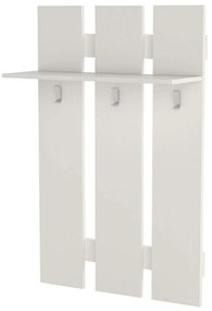 Κρεμάστρα Wie TO-TOPWIE60W 60x23x100cm White Aidonitsa Particle Board, Melamine