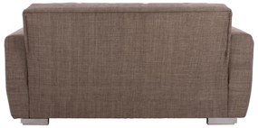 Καναπές - Κρεβάτι Polya Διθέσιος Καφέ 150x84x88 εκ. 150x84x88 εκ.