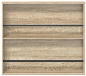 vidaXL Ράφι Περιοδικών με ράφι 2 pcs Δρύς Sonoma 80 x 12 x 70 εκ