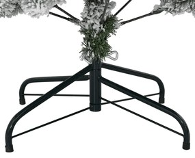 vidaXL Χριστουγεννιάτικο Δέντρο Τεχνητό Αρθρωτό με Χιόνι 120 εκ.