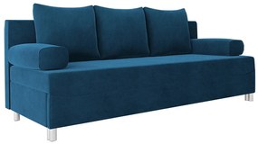Καναπές κρεβάτι Comfivo 125, Αριθμός θέσεων: 2, Αποθηκευτικός χώρος, 86x192x80cm, Πόδια: Πλαστική ύλη, Ξύλο: Πεύκο | Epipla1.gr