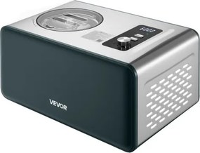 VEVOR 1.5 QT Automatic Ice Cream Maker with Built-in Compressor No Pre-freezing