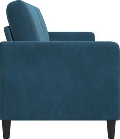 vidaXL Καναπές με Αποθήκευση Μπλε 172 x 78 x 87 εκ Πολυεστέρας
