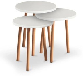 Ζιγκόν Roma (Σετ 3Τμχ) 0117713 Φ33x46/Φ33x43/Φ33x40cm White