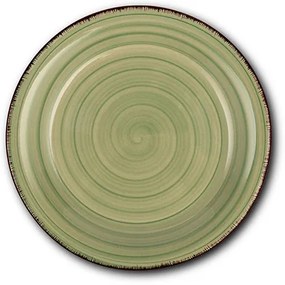 Πιάτο Φρούτου Stoneware "Lines Oil Green" 19.5cm