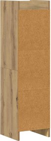 vidaXL Βιβλιοθήκη Artisian Δρυς 30 x 30 x 111 εκ Επεξεργασμένο Ξύλο