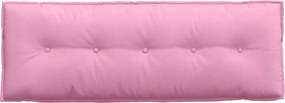 vidaXL Μαξιλάρι Πλάτης Ροζ 140 x 19 x 50 εκ ύφασμα