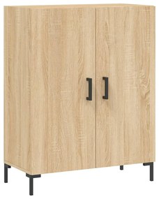 vidaXL Ντουλάπι Sonoma δρυς 69,5 x 34 x 180 εκ. από Επεξεργασμένο Ξύλο