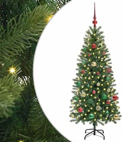 vidaXL Τεχνητό Χριστουγεννιάτικο Δέντρο Πράσινο 150 cm ΠΕ και PVC