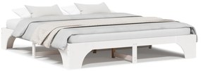 vidaXL Κρεβάτι Λευκό 180x200 εκ. από Μασίφ Ξύλο Πεύκου