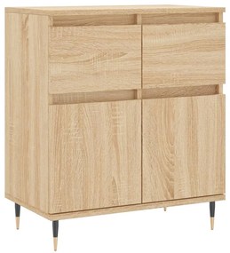 Συρταριέρα Sonoma Δρυς 60x35x70 εκ. Επεξεργασμένο Ξύλο - Καφέ