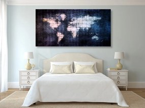 Εικόνα στον κόσμο του φελλού στο χάρτη - 100x50  color mix