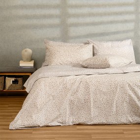 Σεντόνια Μονά (Σετ) Melinen Ultra Line Olga Beige Μπεζ Με Λάστιχο 100x200+32