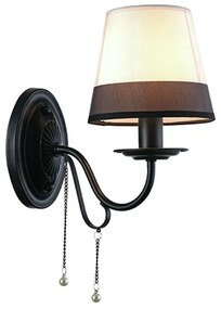 Απλίκα Τοίχου Aca Mulan EG167281WBW Black Matt