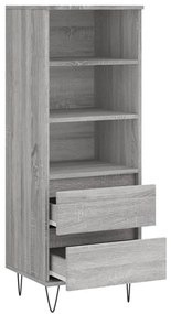 vidaXL Ντουλάπι Γκρι Sonoma 40x36x110 εκ. από Επεξεργασμένο Ξύλο