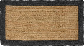 vidaXL Χαλιά χώρου Σκούρο Γκρι 100 x 200 cm Γιούτα