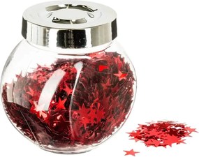 ΕΟΡΤΑΣΤΙΚΌ ΤΡΑΠΈΖΙ SHINY TABLE DECO JAR - RED  ATMOSPHERA 147139RG