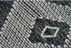 Χαλί DKD Home Decor Λευκό Μαύρο βαμβάκι (160 x 230 x 1 cm)