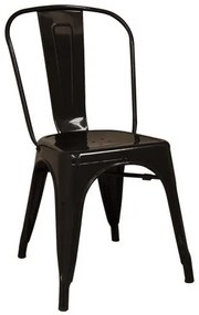 Ε5191,1 RELIX Καρέκλα, Μέταλλο Βαφή Μαύρο, Στοιβαζόμενη  45x51x85cm Καρέκλα Στοιβαζόμενη, , 1 Τεμάχιο