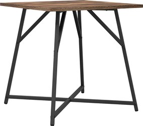 vidaXL Σετ βοηθητικά τραπεζάκια 2 pcs Φουσκωτό δρυς και Μαύρο