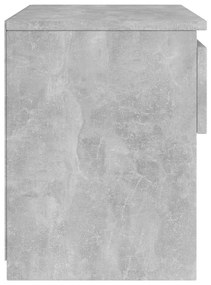 Κομοδίνο Γκρι Σκυροδέματος 40 x 30 x 39 εκ. από Μοριοσανίδα - Γκρι