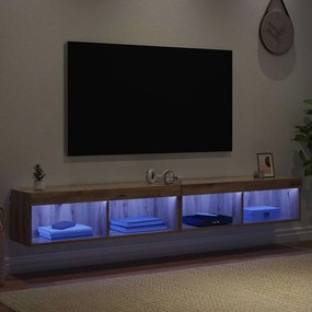 vidaXL Σετ επίπλου τηλεόρασης 2 pcs Artisan Oak Επεξεργασμένο ξύλο