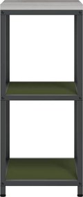 vidaXL Ράφι Κουζίνας HATTEM Λαδί 40 x 50 x 92 εκ Ατσάλι
