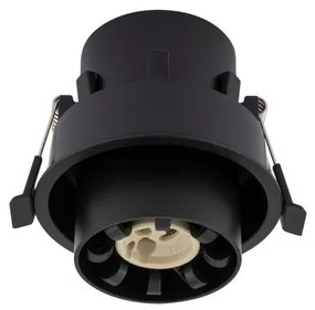 Σποτ Φωτιστικό Χωνευτό Στρογγυλό GU10 10W IP20 Mono Slide Nowodvorski 10799 Μαύρο