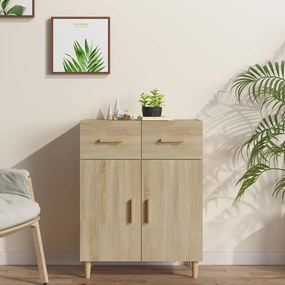 vidaXL Μπουφές Sonoma Δρυς 69,5 x 34 x 89 εκ. από Επεξεργασμένο Ξύλο