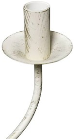 Πολυέλαιος Αντικέ Λευκός Μεταλλικός για 8 x E14 Λαμπτήρες