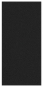 vidaXL Χαλάκι Εξώπορτας Μαύρο 120 x 250 cm Πολυπροπυλένιο και βινύλιο