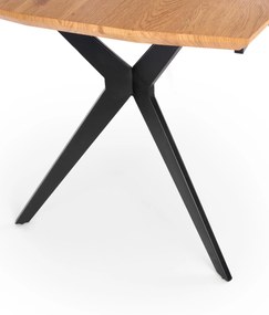 GUSTAVO table golden oak/black DIOMMI V-CH-GUSTAVO-ST