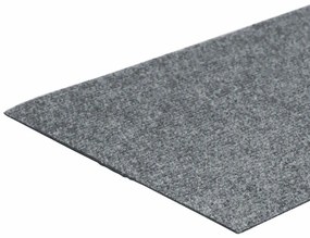 vidaXL Πατάκια Σκαλιών Αυτοκόλλητα 15 τεμ. Ανοιχτό Γκρι Ορθογώνια 60x25 εκ.