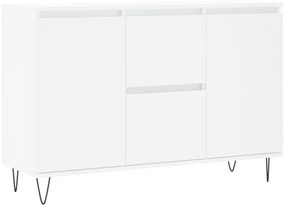vidaXL Μπουφές Λευκός 101,5 x 35 x 70 εκ. από Επεξεργασμένο Ξύλο