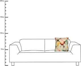 Μαξιλάρι ArteLibre Κύκλοι Πολύχρωμο Βελούδο 45x45cm