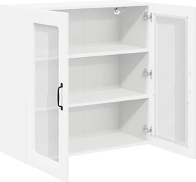 vidaXL Ραφιέρα τοίχου LUCCA Λευκό 80 x 31 x 80 εκ. Επεξεργασμένο Ξύλο
