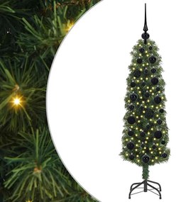 vidaXL Τεχνητό Χριστουγεννιάτικο Δέντρο με 150 LED Πράσινο 120 cm