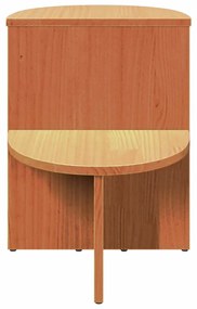 vidaXL Τραπεζάκι Πλευράς Καφέ κεριού 50 x 40 x 50 εκ Μασίφ ξύλο πεύκου